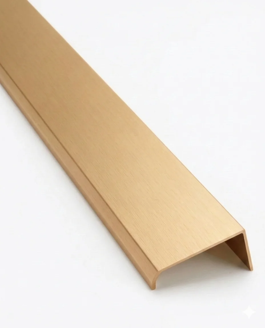 Tirador para Mueble Melis Oro Rosa Cepillado